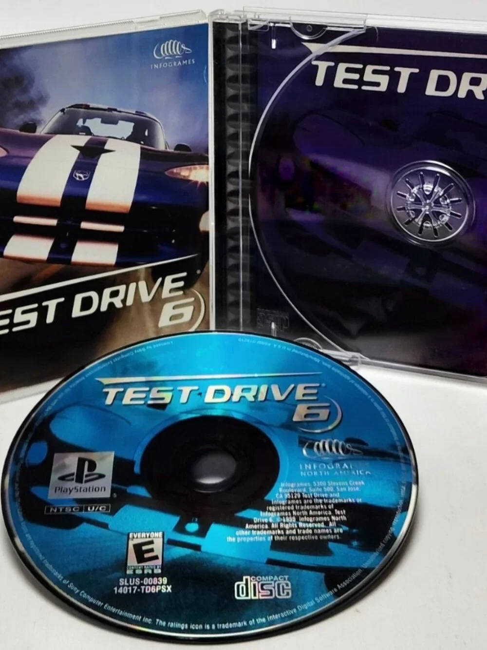 Test Drive 6 PS1 CIB Complete /w Manual Black Label PlayStation 1 Game - Tested